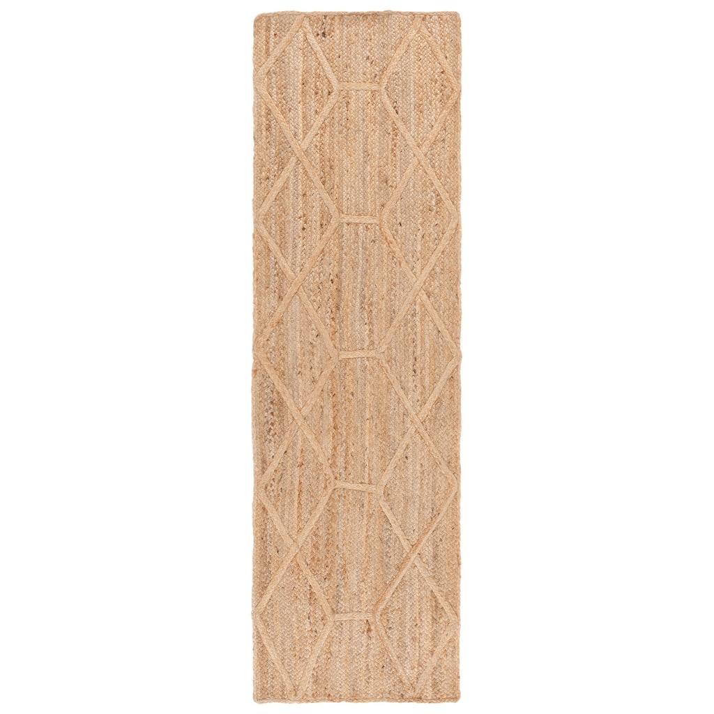 SAFAVIEH Flatweave Natural Annalies Fiber Farmhouse Jute Rug