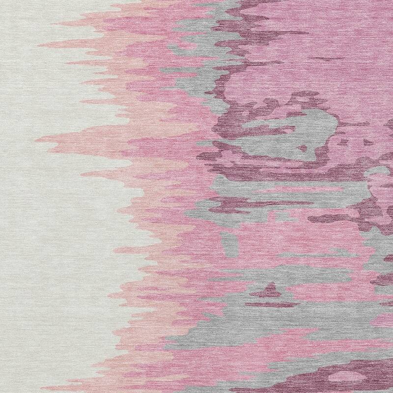 HomeRoots Abstract Transitional Rectangle Outdoor Rug