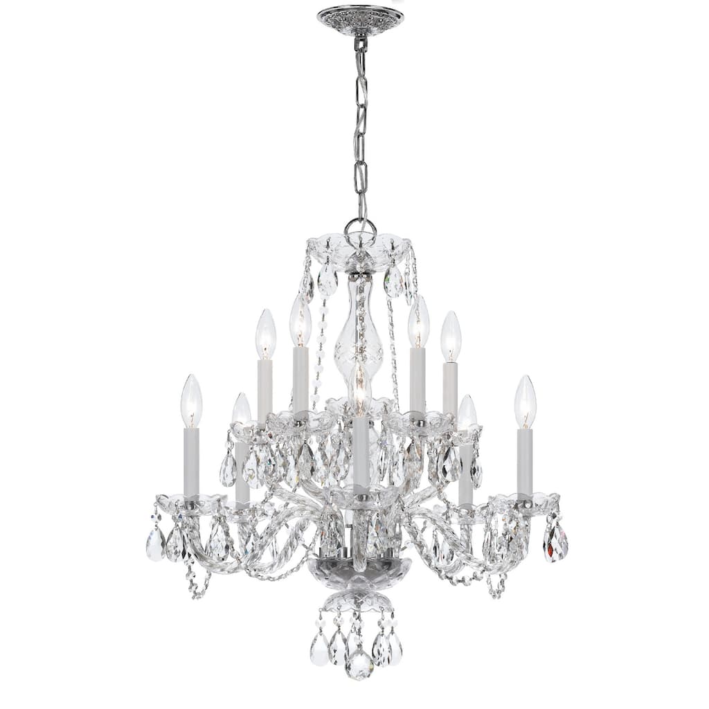 Crystorama Lighting Group Traditional Crystal 10 Light 22" Wide