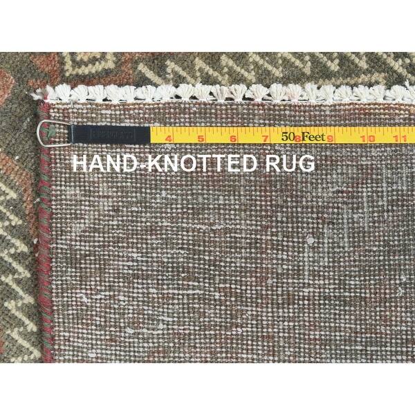 Shahbanu Rugs Burnt Umber Brown, Bohemian Vintage Persian Baluch ...