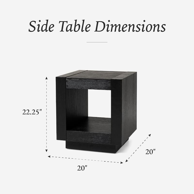 Maven Lane Artemis Contemporary Wooden Side Table