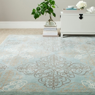 Martha Stewart by SAFAVIEH Handmade Odilia Wool/ Viscose Rug