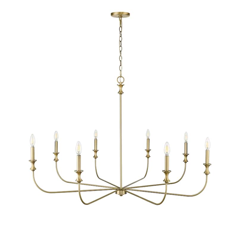 Millennium Lighting 29608 Savanne 8 Light 48" Wide Taper Candle Style