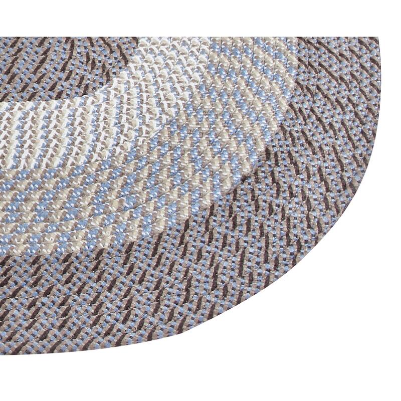 Better Trends Country Braid 100% Polypropylene 3 Pc Set Stain Resistant, Double Sided Reversible Indoor Area Utility Rug