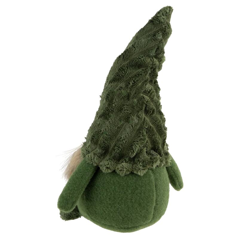 Plush Christmas Gnome Decoration - 12" - Green