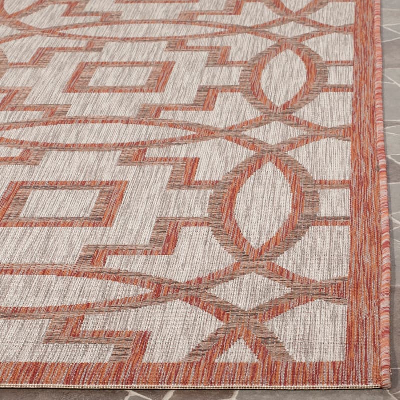 SAFAVIEH Courtyard Ofelija Indoor/ Outdoor Waterproof Patio Backyard Rug