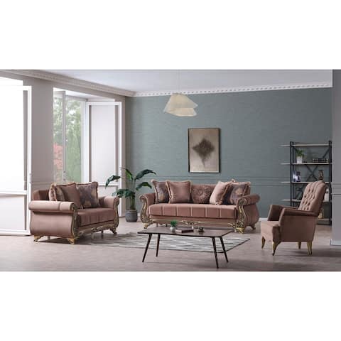 Monys 3-piece 1 Sofa, 1 Loveseat And 1 Chair Living Room set
