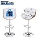 preview thumbnail 54 of 78, Bar Stools Adjustable Height Swivel Faux Leather Armless Barstools