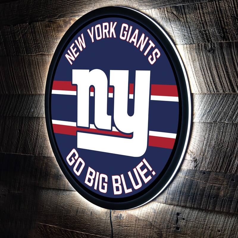 New York Giants LED Lighted Sign - Navy