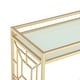 preview thumbnail 9 of 15, Johnson Serving Bar Cart 2 Tempered-Glass Shelves, Casters/ 2 Locking - N/A