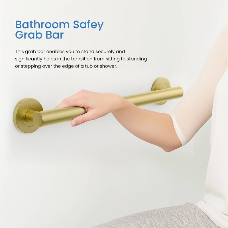 18-Inch Stainless Steel Bathroom Safety Grab Bar