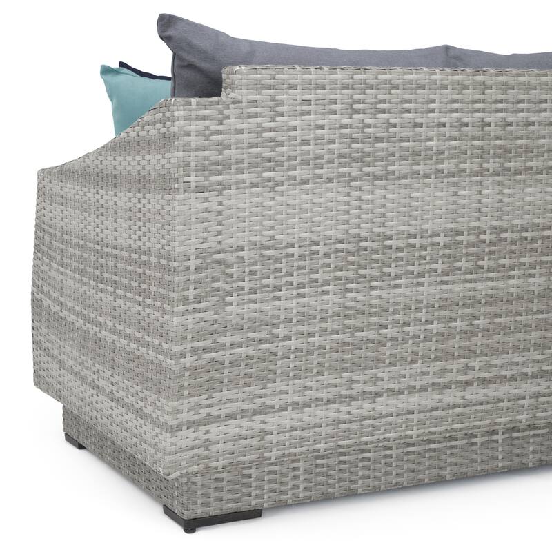 Cannes Deluxe 8 Piece Sunbrella Outdoor Patio Sofa & Club Chair Set