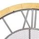 preview thumbnail 6 of 6, Brown Wooden Decorative Wall Clock - 40 x 4 x 40