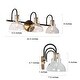preview thumbnail 15 of 14, 2/3/4-Light Modern Gold Bathroom Vanity Light Clear Glass Wall Sconce Lighting