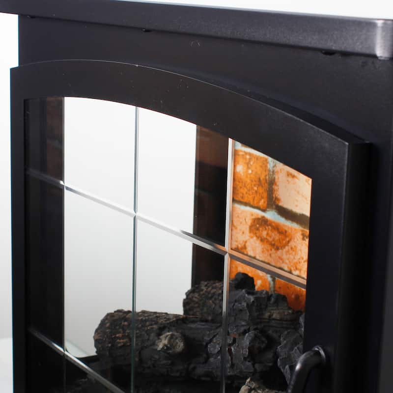 21 inchThree-sided Freestanding Electric Fireplace Stove heater with 3D Flame effect with remote control