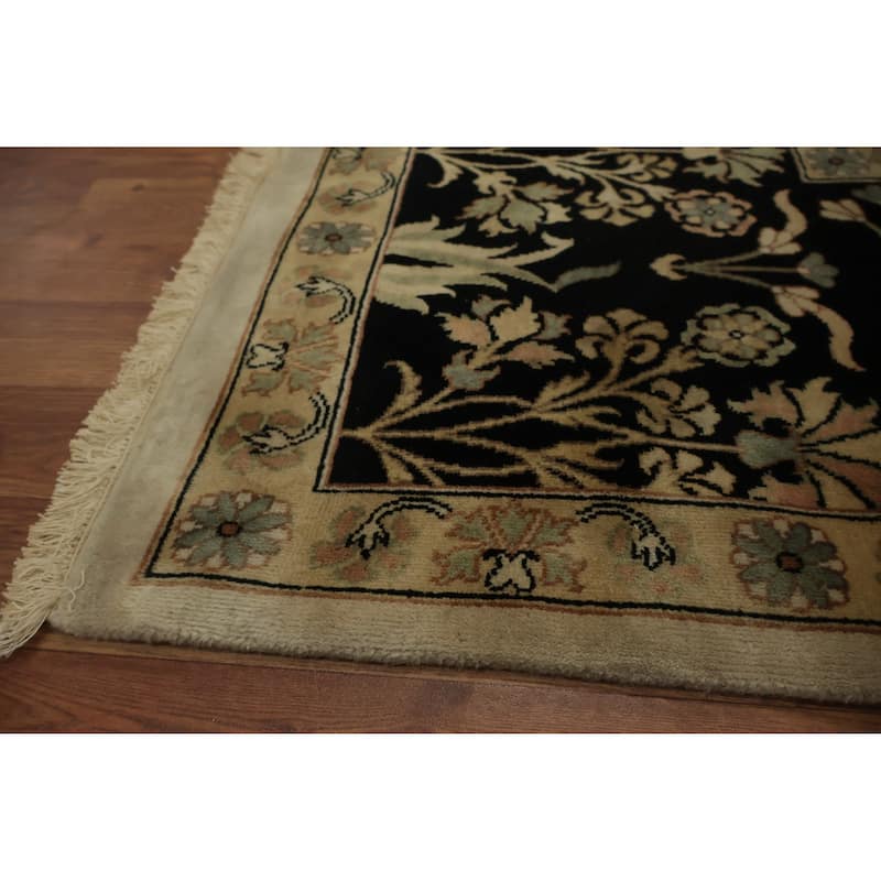 Hand Knotted Oriental 100% Wool Carpet Traditional All-Over Beige & Ivories Ziegler Area Rug - 11' 10'' X 9' 0''