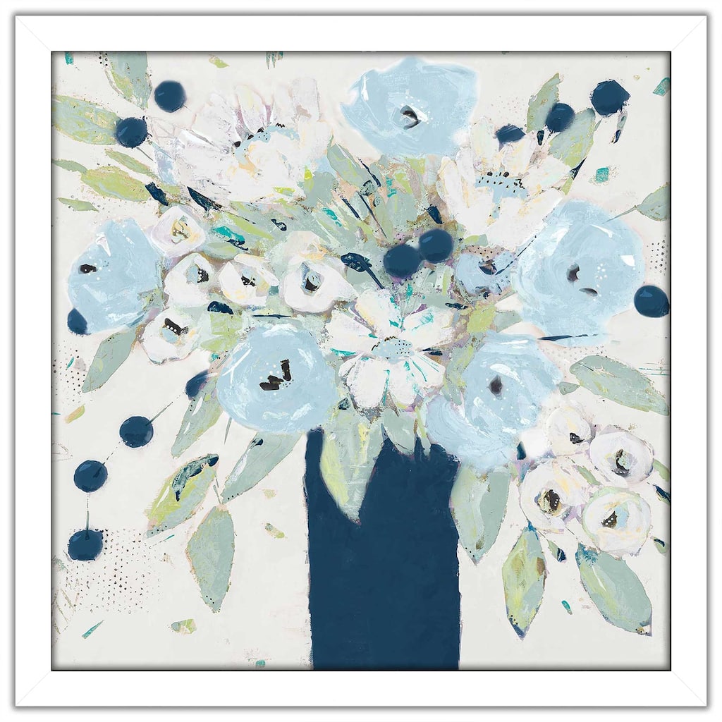 "Blue Bouquet Vase" Print on Acrylic