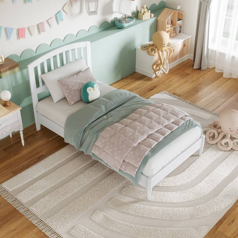 Quincy Solid Wood Low Profile Platform Bed