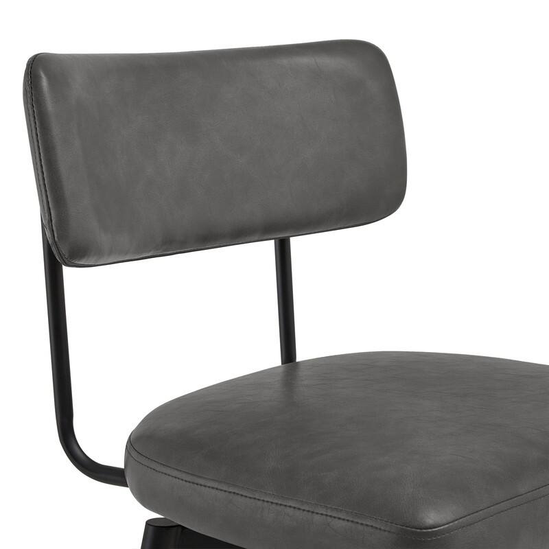 Spruce & Spring Elise Counter Height Swivel Bar Stool Chairs Set with Metal Frame