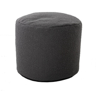 Allan Andrews Tall Pouf Barbet Charcoal