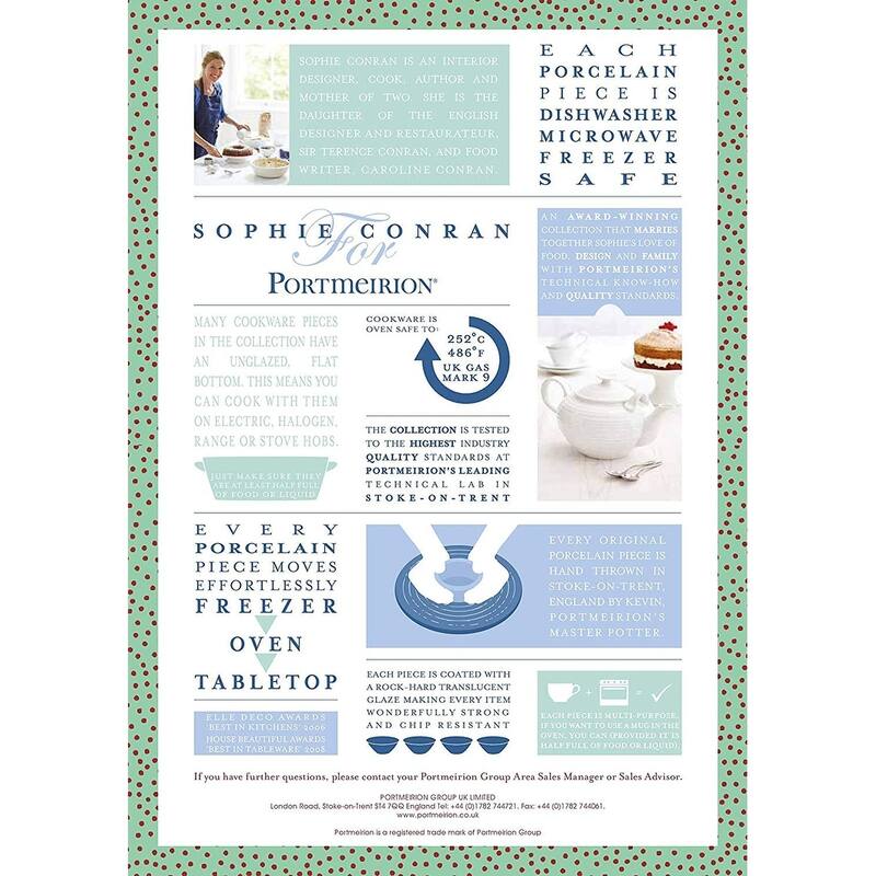 Portmeirion Sophie Conran Covered Sugar - 11 oz.