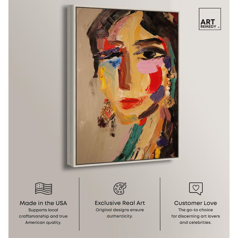 Colorful Expression II Canvas by Art Remedy