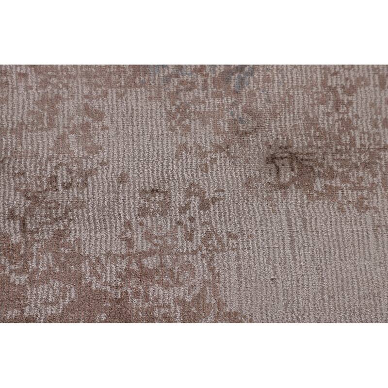 Abstract Modern Area Rug Hand-Knotted Wool Carpet - 5'3" x 6'10"
