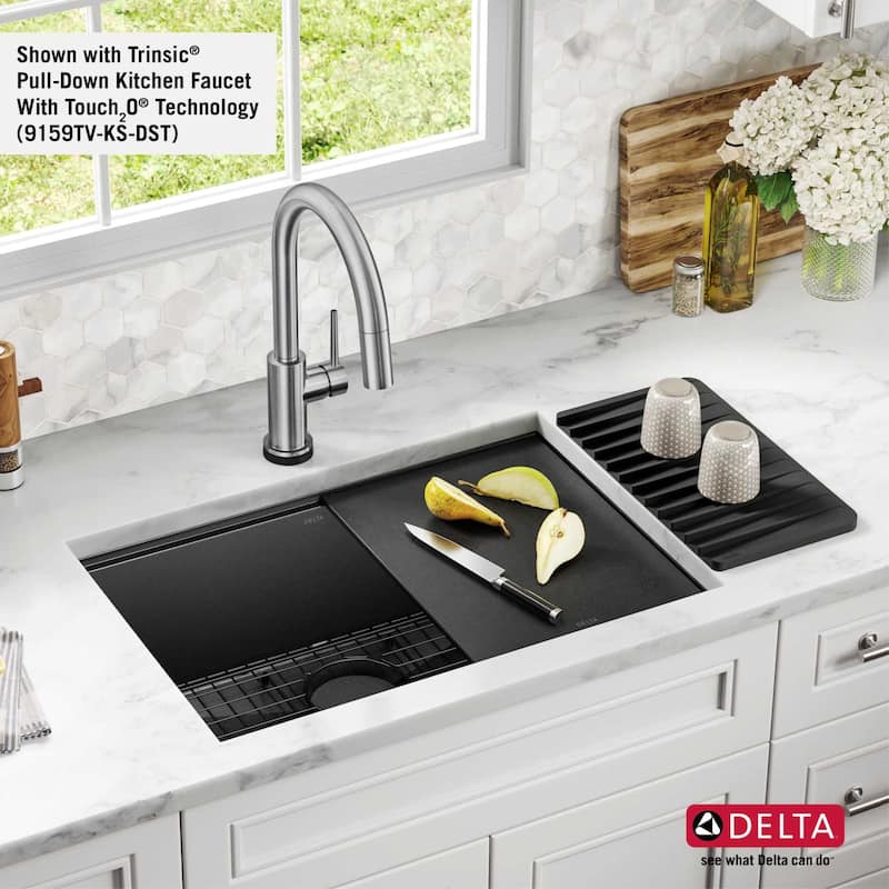 Delta 95B9031-27S Rivet 27" Undermount Single Basin Stainless Steel