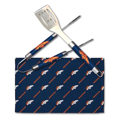 NFL Denver Broncos 3 Piece BBQ Utensil Set - N/A