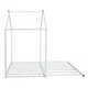 preview thumbnail 6 of 9, White Twin Metal House Platform Bed with Trundle