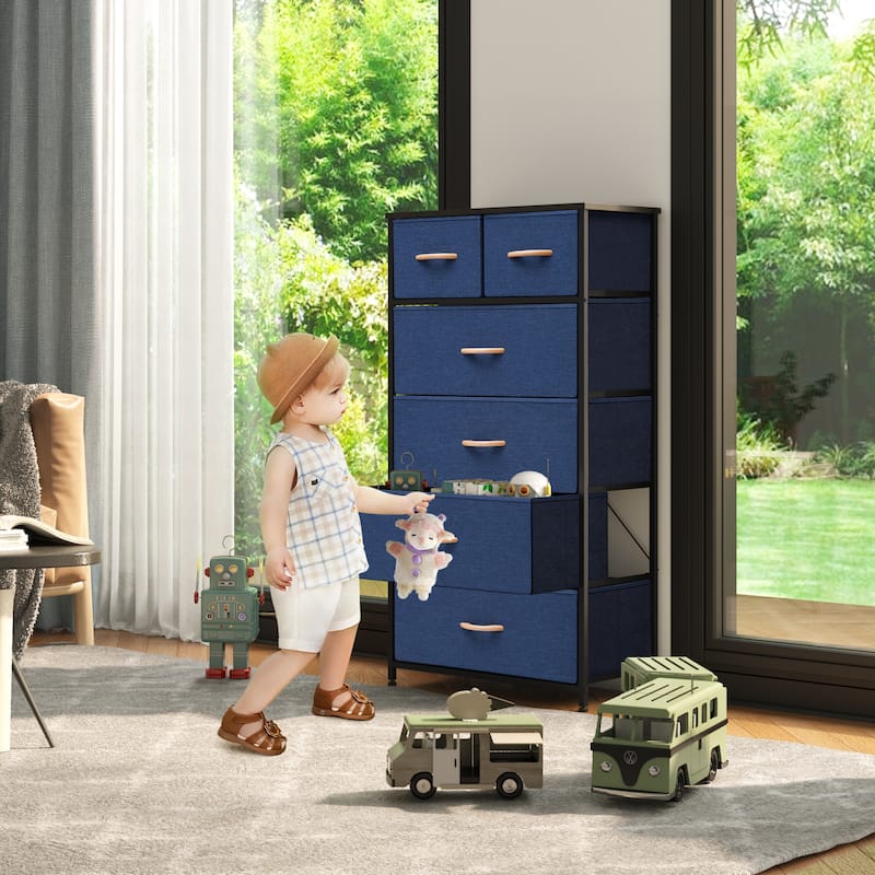 VredHom 6 Drawers Vertical Dresser Storage Tower