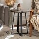 preview thumbnail 13 of 31, Middlebrook Barnett Round Metal Wrap Side Table