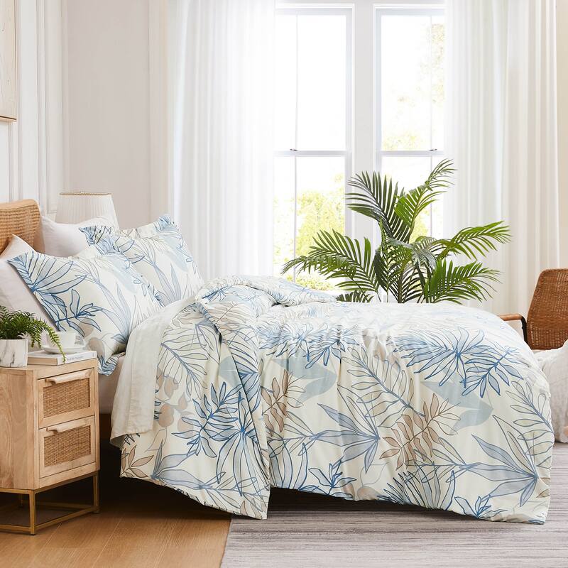 Tropic Leaf Oversized Comforter Set