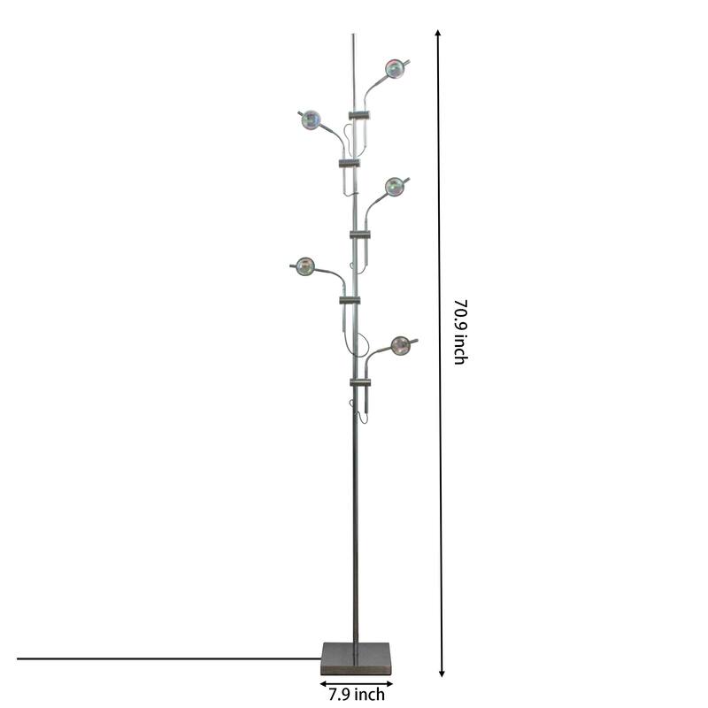 Multi Head Halo Projector Floor Lamp with RGB Filters - 71" H