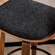 preview thumbnail 149 of 167, Glitzhome Set of 2 or 4 Modern Counter & Bar Height Wooden Swivel Bar Stools