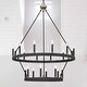 preview thumbnail 71 of 80, Acroma 20-light 40In Farmhouse Wagon Wheel Chandelier
