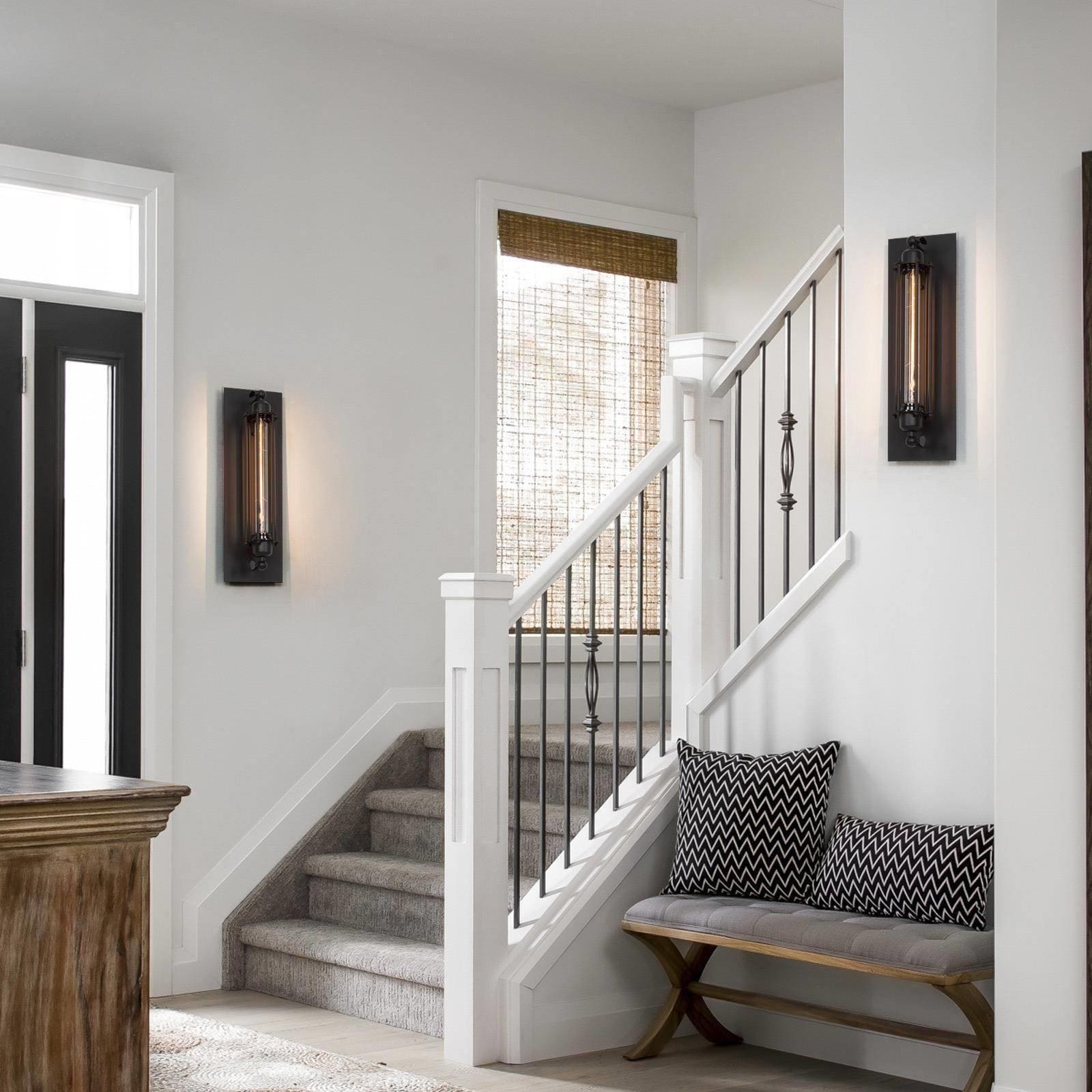 Farmhouse hallway sconces top