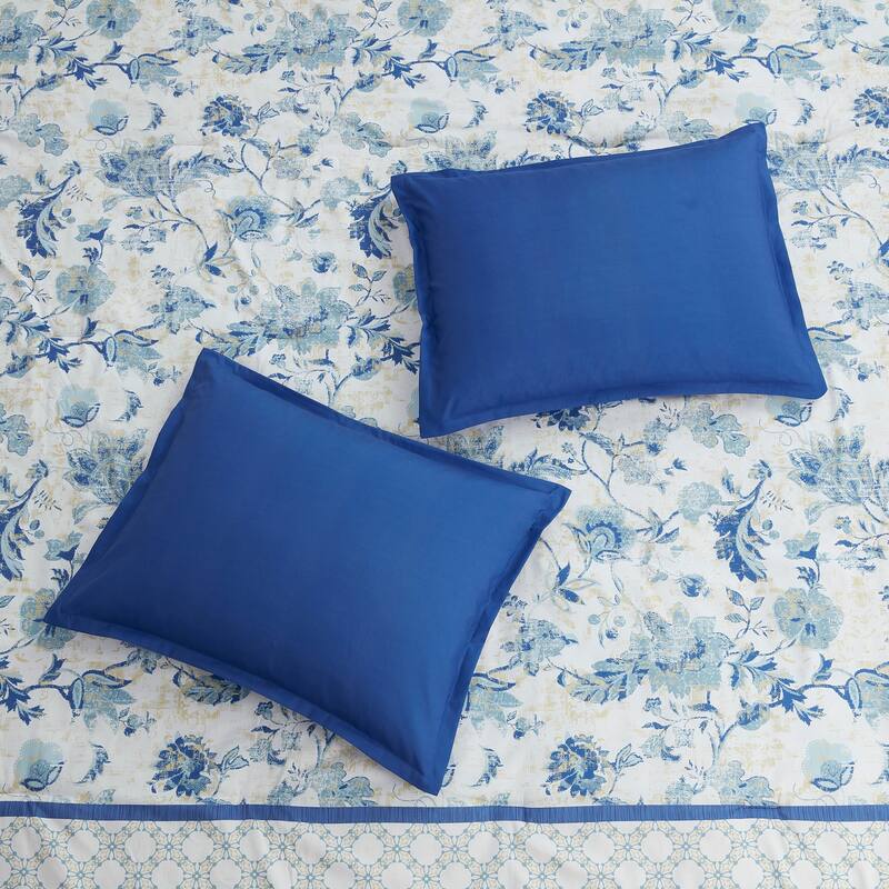 Margolis 7 Piece Floral Comforter Set
