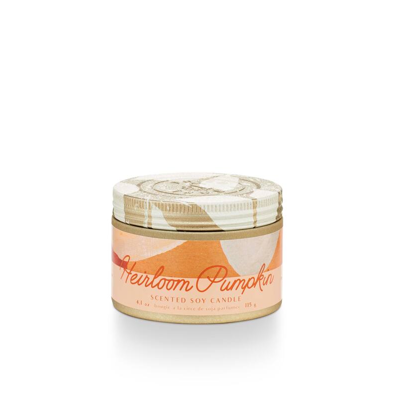 Tried & True Fall Heirloom Pumpkin Candle - Small Tin