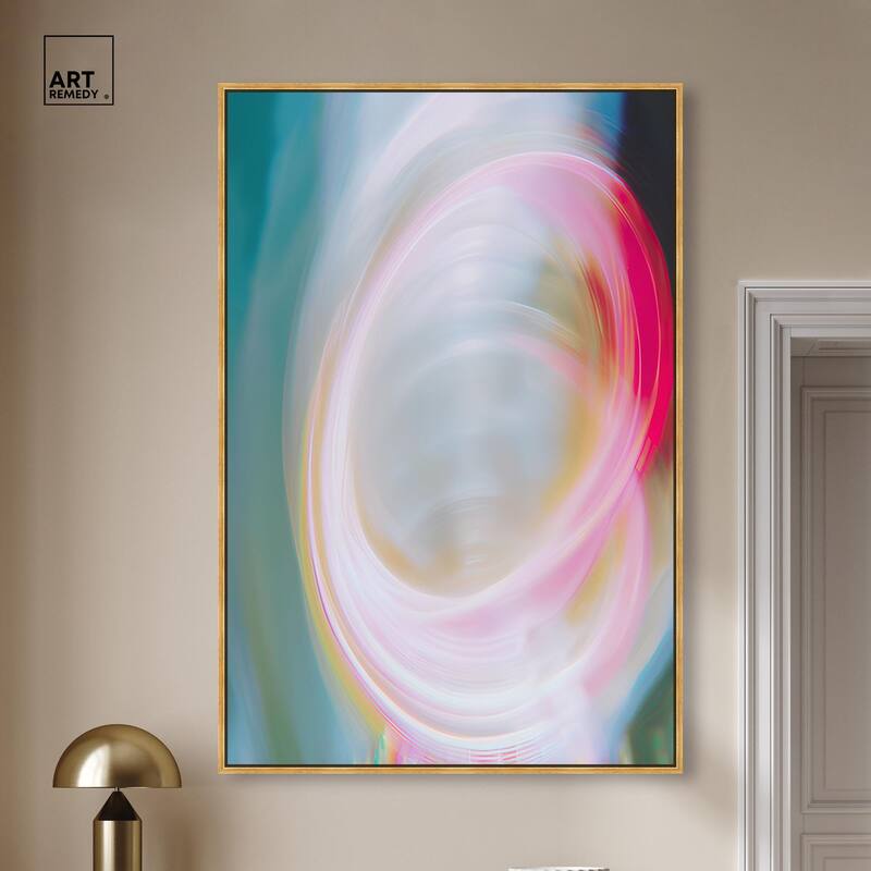 Swirling Light III Canvas by Art Remedy