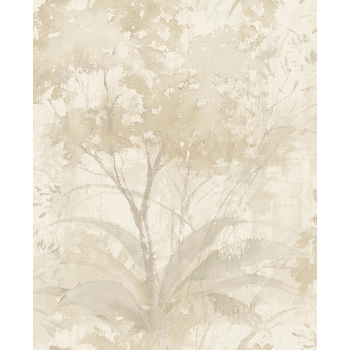 A-Street Prints Mistwood Beige Forest Wallpaper