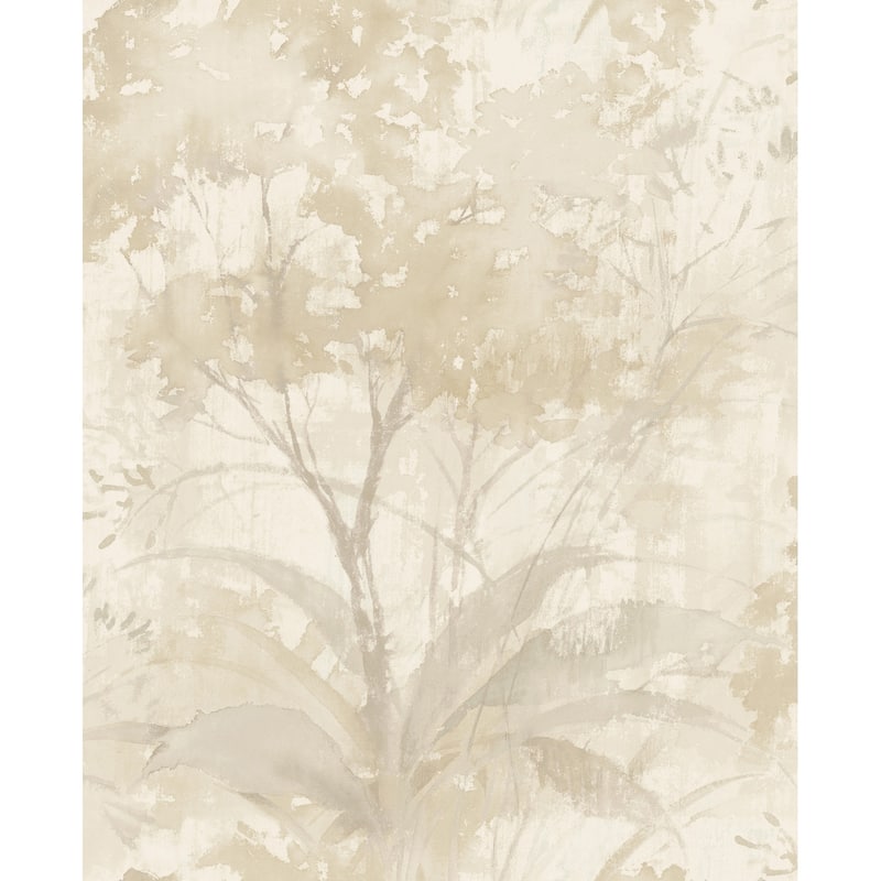 A-Street Prints Mistwood Beige Forest Wallpaper