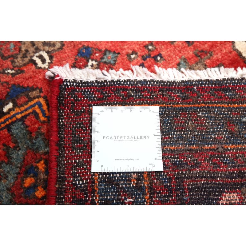 ECARPETGALLERY Hand-knotted Anatolian Vintage Red Wool Rug - 3'10 x 15'0