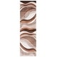 preview thumbnail 82 of 128, SAFAVIEH Hollywood Deep Mid-Century Modern Abstract Rug 2'3" x 10' Runner - Beige/Brown