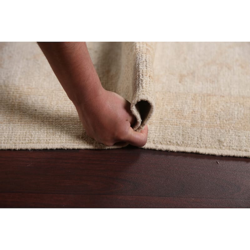 Vegetable Dye Muted Oushak Oriental Area Rug Wool Hand-knotted Carpet - 8'5" x 10'6"