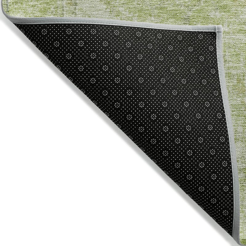 Machine Washable Indoor/ Outdoor Vintage Traditional Chantille Rug