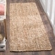preview thumbnail 35 of 142, SAFAVIEH Jerneja Handmade Solid Chunky Jute Area Rug 2' x 10' Runner - Natural/Ivory
