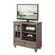 preview thumbnail 9 of 22, Convenience Concepts Tahoe Highboy 40" 2 Drawer TV Stand with Storage Cabinet and Shelves