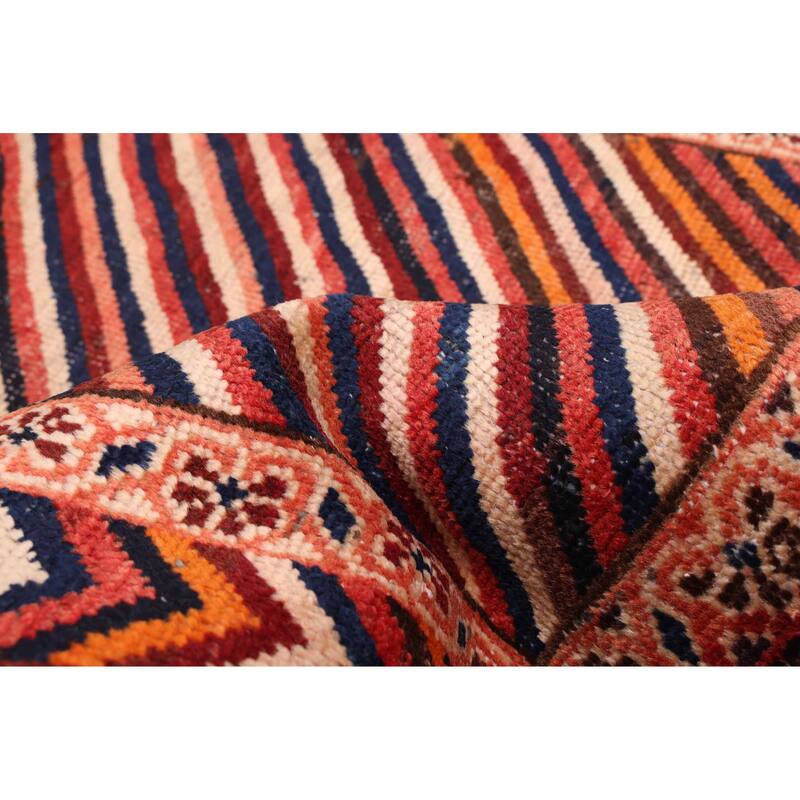 ECARPETGALLERY Hand-knotted Melis Red Wool Rug - 3'9 x 7'3