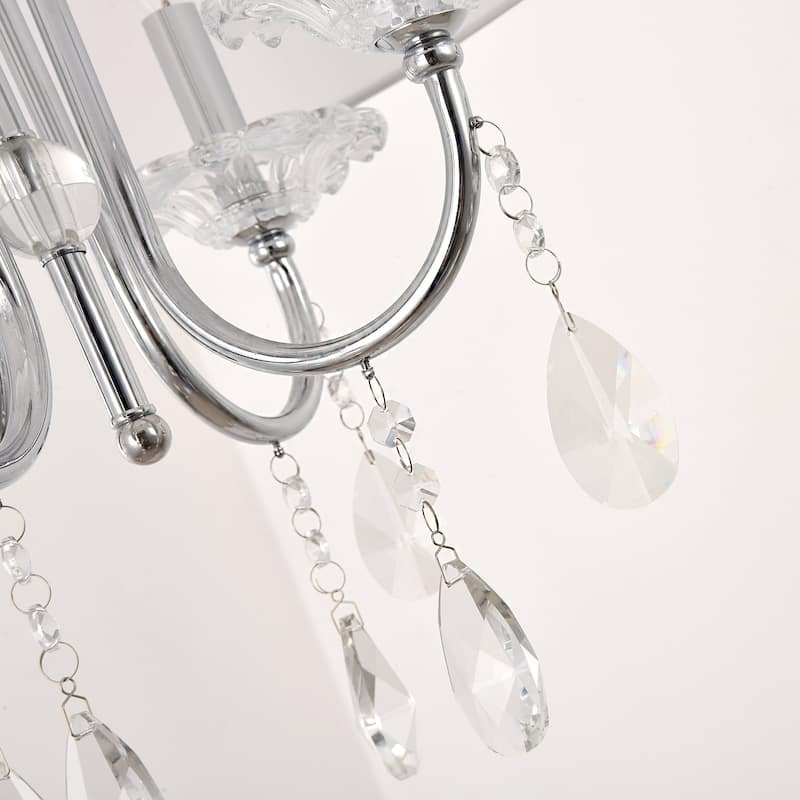 Pasargad Home Bliss Hestia Metal & Crystal Chandelier Lights